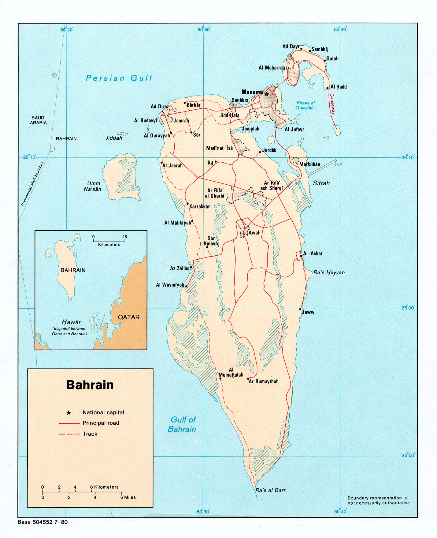 bahrain street map pdf